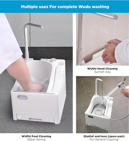 Wudu Foot Washer, Automatic, Muslim Prayer Basin, Water Saving, Pedal Type Outlet, , Quick Installation, Wide Range Applications