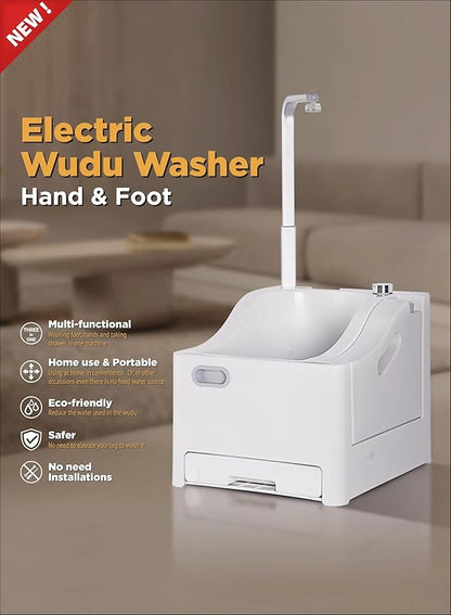 Wudu Foot Washer, Automatic, Muslim Prayer Basin, Water Saving, Pedal Type Outlet, , Quick Installation, Wide Range Applications